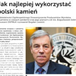 Wywiad z Prezesem OSPWZK dr inż. Bogusławem Solimą